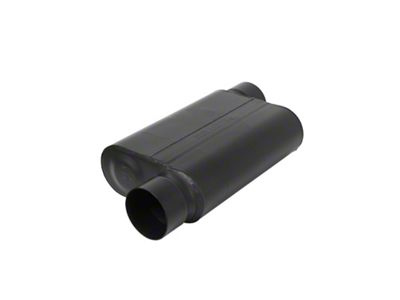 Flowmaster 40 Series Delta Force Offset/Offest Race Muffler 3.50-Inch Inlet/3.50-Inch Outlet (Universal; Some Adaptation May Be Required)