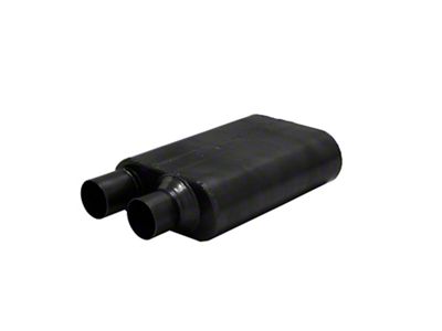 Flowmaster 80 Series Offset/Offset Same-Side-Out Oval Muffler; 2.50-Inch Inlet/2.50-Inch Outlet (Universal; Some Adaptation May Be Required)