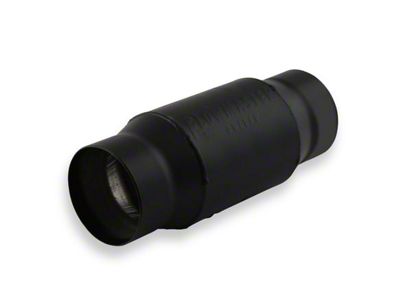 Flowmaster Outlaw Series Center/Center Shorty Race Muffler; 4-Inch Inlet/4-Inch Outlet (Universal; Some Adaptation May Be Required)