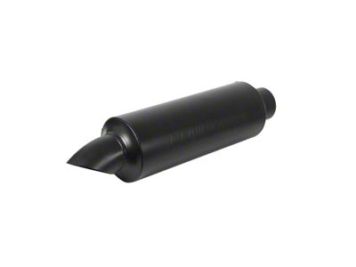 Flowmaster Pro Series 16-Inch Center/Center Round Muffler with Turn Down; 3.50-Inch Inlet/3.50-Inch Outlet (Universal; Some Adaptation May Be Required)