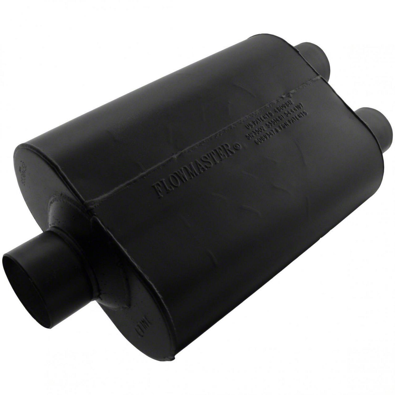 Flowmaster Ecklers Super 40 Series Center/Dual Out Oval Muffler; 3-Inch ...