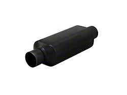 Flowmaster Super HP-2 18-Inch Center/Center Oval Muffler; 2.25-Inch Inlet/2.25-Inch Outlet; 409 Stainless (Universal; Some Adaptation May Be Required)