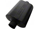 Flowmaster Super 40 Series Center/Center Oval Muffler; 3-Inch Inlet/3-Inch Outlet (Universal; Some Adaptation May Be Required)
