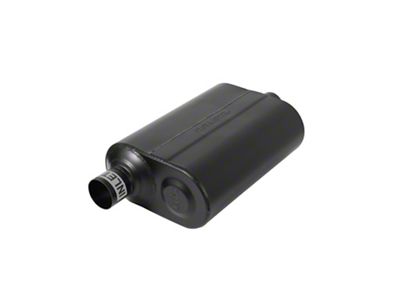 Flowmaster Super 40 Series Offset/Center Oval Muffler; 2.25-Inch Inlet/2.25-Inch Outlet (Universal; Some Adaptation May Be Required)
