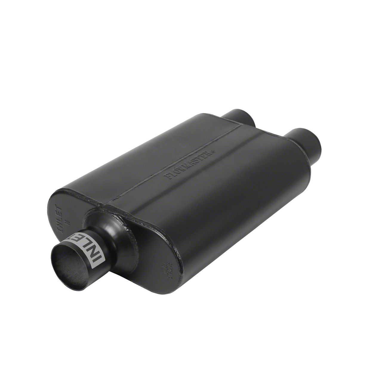 Flowmaster Ecklers 40 Series Delta Flow Center/Dual Out Oval Muffler; 2 ...