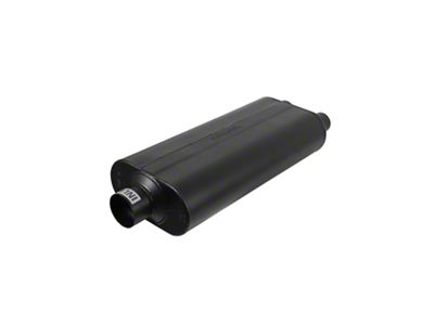 Flowmaster 70 Series Big Block II Center/Dual Oval Muffler; 3-Inch Inlet/2.25-Inch Outlet (Universal; Some Adaptation May Be Required)