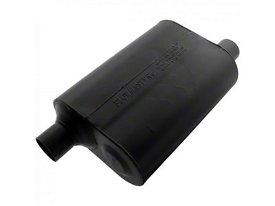 Flowmaster Super 40 Series Offest/Offset Oval Muffler; 2.25-Inch Inlet/2.25-Inch Outlet (Universal; Some Adaptation May Be Required)