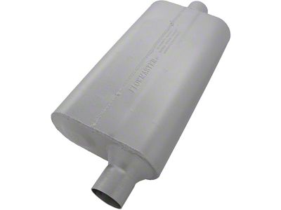 Flowmaster Muffler, 2.25, Offset In & Out, 50 Series Delta Flow