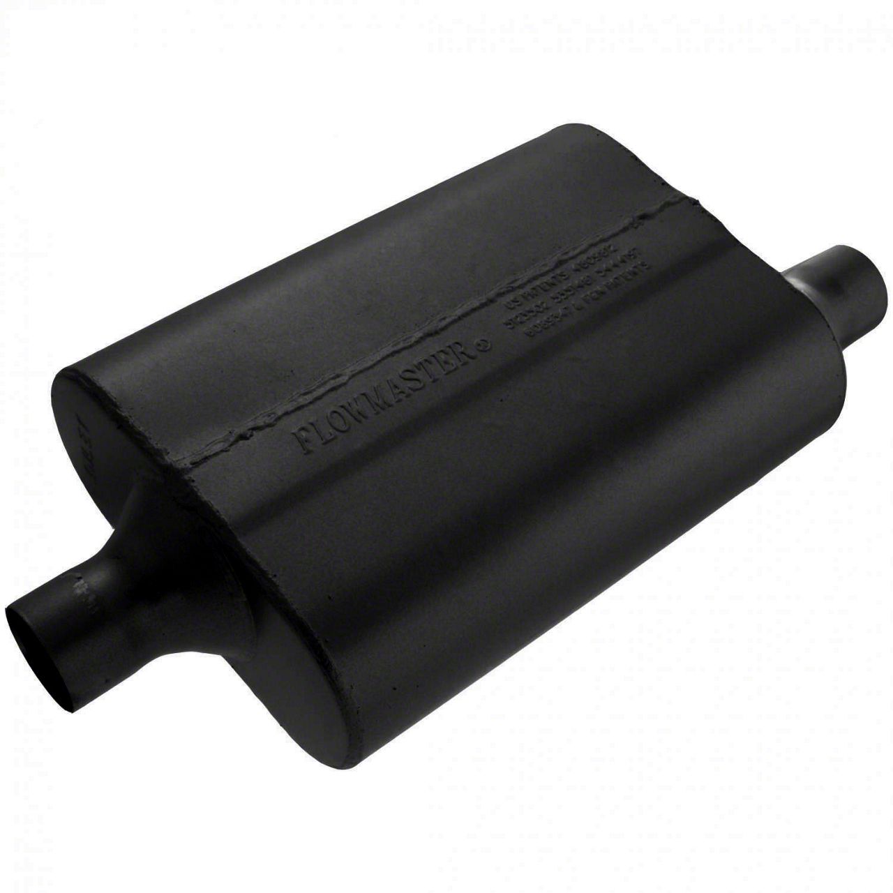 Flowmaster Ecklers 40 Series Delta Flow Center/Offset Oval Muffler; 2 ...