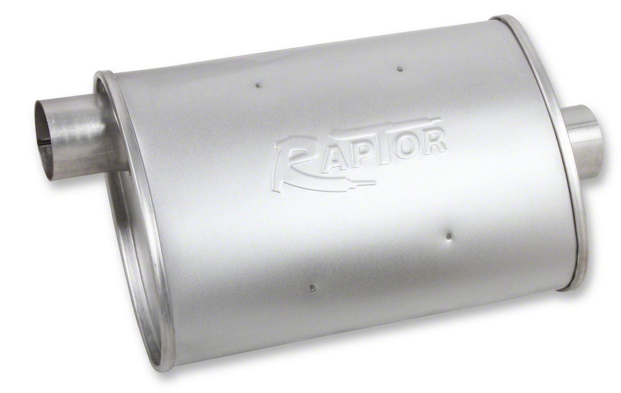 Flowtech Ecklers Raptor Turbo Performance Offset/Center Muffler; 2.25 ...