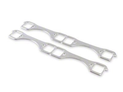 Flowtech Dead Soft Layered Header Gaskets; Square Ports (55-91 Small Block V8 Corvette C1, C2, C3 & C4)