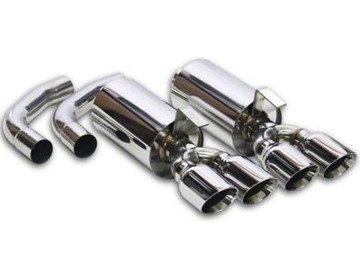 Flowtech Axle-Back Exhaust with Polished Tips (92-96 Corvette C4)