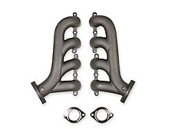 Flowtech LS Swap Exhaust Manifolds; Natural Cast (70-81 Firebird)