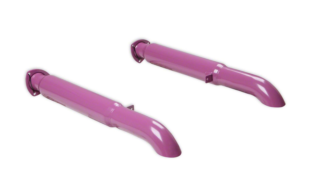 Flowtech Ecklers Purple Hornies Turn-Down Glasspack Muffler; 3
