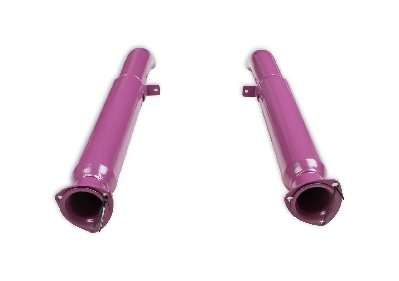 Flowtech Ecklers Purple Hornies Turn-Down Glasspack Muffler; 3