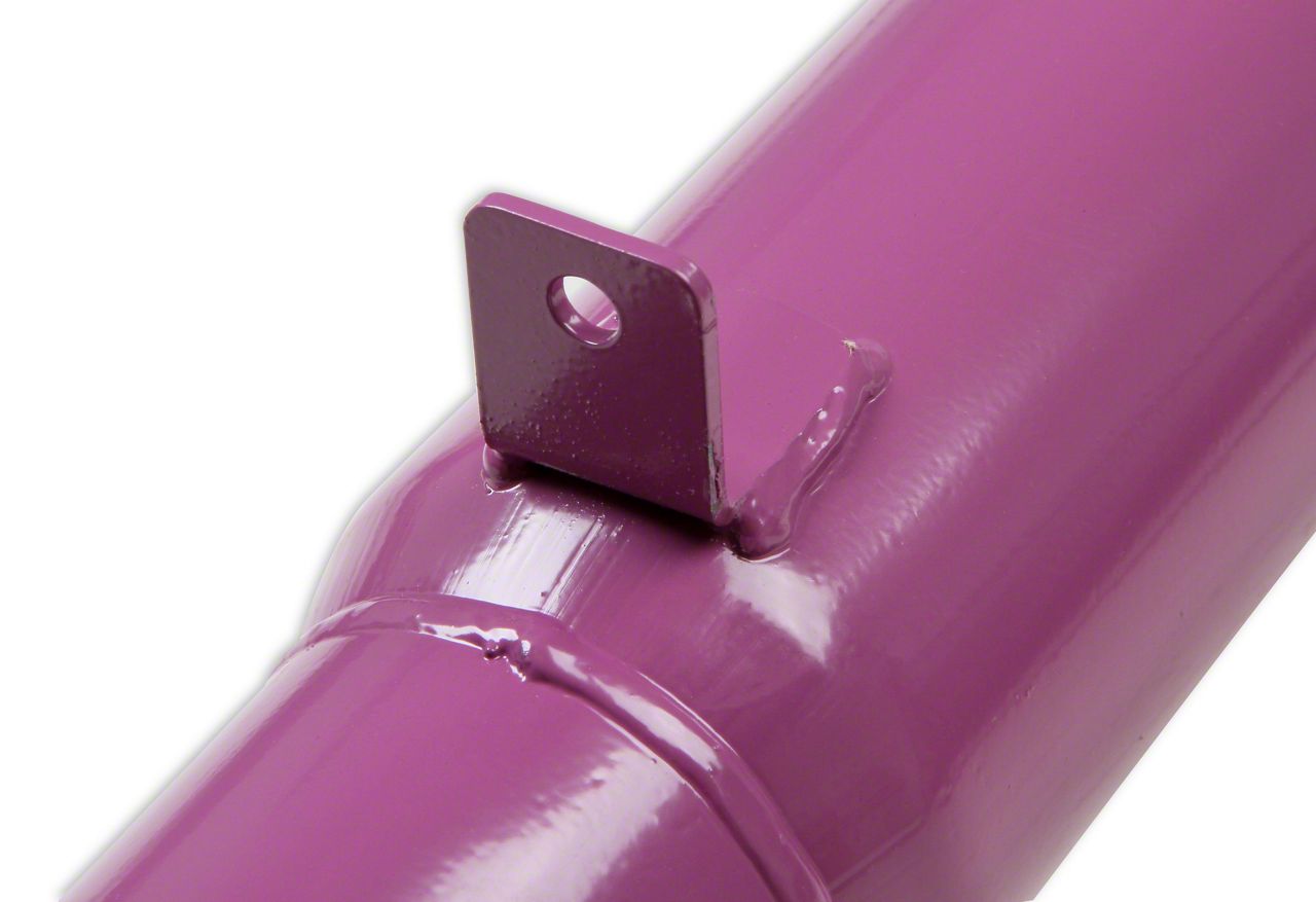 Flowtech Ecklers Purple Hornies Turn-Down Glasspack Muffler; 3