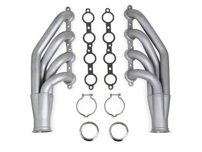 Flowtech 1-3/4-Inch LS Turbo Headers; 409 Stainless; Ceramic Coated (Universal; Some Adaptation May Be Required)