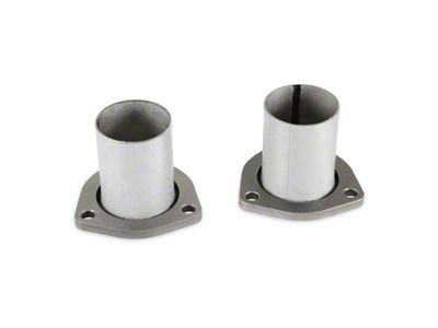 Flowtech Exhaust Header Reducers; 2.50 to 2.25-Inch (Universal; Some Adaptation May Be Required)