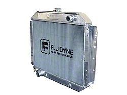 FLUIDYNE High Performance 3-Row Polished Aluminum Radiator (68-73 Mustang w/ Automatic Transmission)
