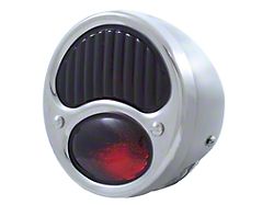 6-Volt Tail Light; Stainless Housing; Red Lens; Driver Side (28-31 Model A)