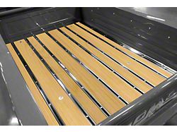 BedWood-X Floor Kit; Pre-Drilled; Pine Wood; HydroSatin Finish; Polished Stainless Hidden Fastener Bed Strips (28-31 Model AA)