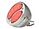 LED Stop Script Tail Light; Black Housing; Red Lens; Passenger Side (28-31 Model A)