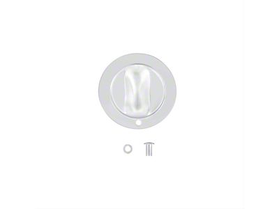 Radiator Crank Hole Cover; Stainless Steel (30-31 Model A)