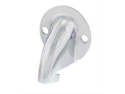Tail Light Wire Shield; Chrome (28-31 Model AA)