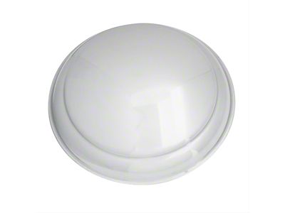 Plain Moon Style Hub Cap; Stainless Steel; 8-1/8-Inch Diameter (40-48 Ford Car, Ford Truck)