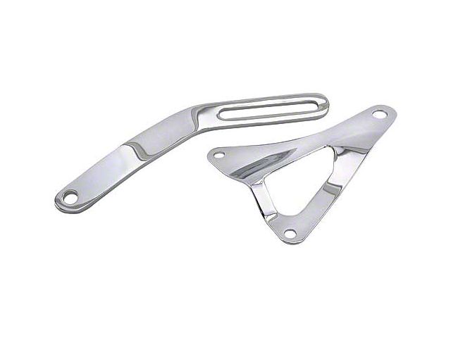 Ford Alternator Bracket Set - Chrome - 289 Or 302 V-8