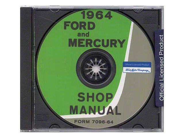 1964 Ford Car and Mercury Shop Manuals (CD-ROM)