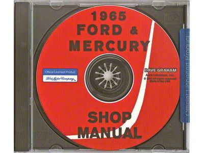 1965 Ford and Mercury Shop Manual (CD-ROM)