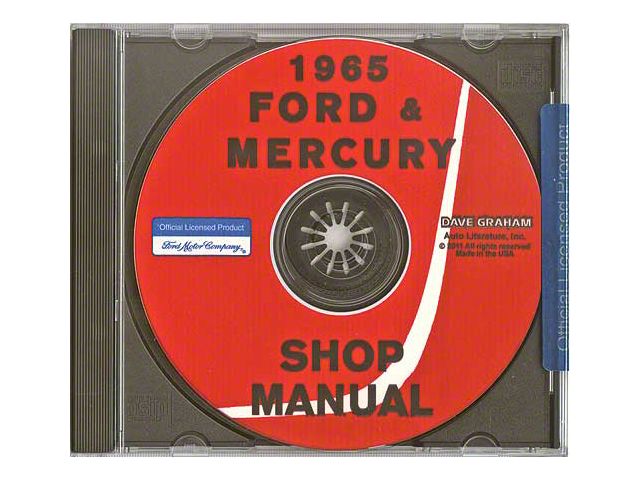 1965 Ford and Mercury Shop Manual (CD-ROM)