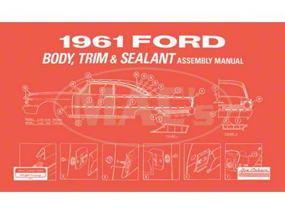 Ford Body, Trim and Sealant Assembly Manual - 183 Pages
