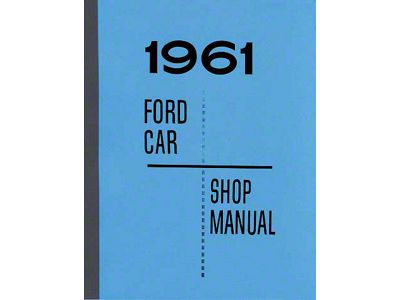 1961 Ford Car Shop Manual