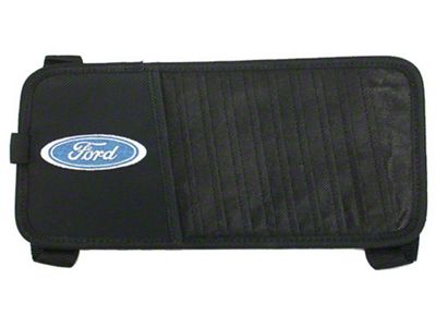 Ford CD Organizier,Visor Mount,With Ford Blue Oval Logo