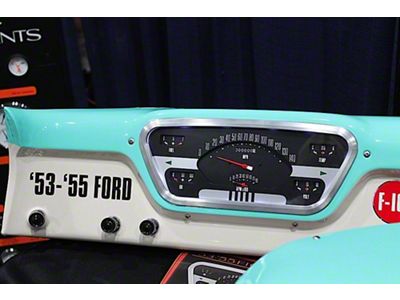 Ford F-100 Classic Instrumentsr 6-In-One Gauge Package, 1953-1955 (F-100 PICKUP AND PANEL DELIVERY)
