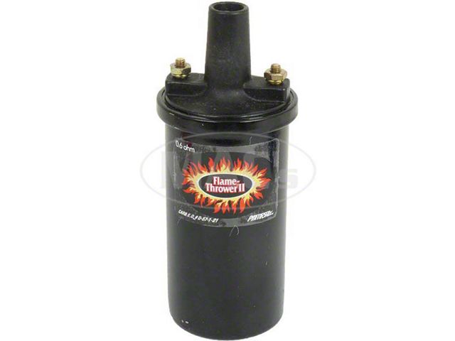 Ford Fairlane & Torino Flame Thrower II Coil System, Epoxy Filled, Black