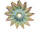 Ford Falcon Alternator Fan, Gold Zinc Dichromate, 13 Blades, Before 11/1/1969 (Before 11/1/69)