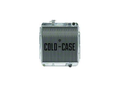 Ford Falcon Cold Case Performance Aluminum Radiator, Big 2 Row, Manual Transmission 200, 260, 289 , 1960-1970