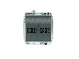 Cold Case Performance Aluminum Radiator, Big 2 Row, Automatic Transmission 200, 260, 289, 302 (60-70 Falcon; 61-65 Falcon Sedan Delivery)