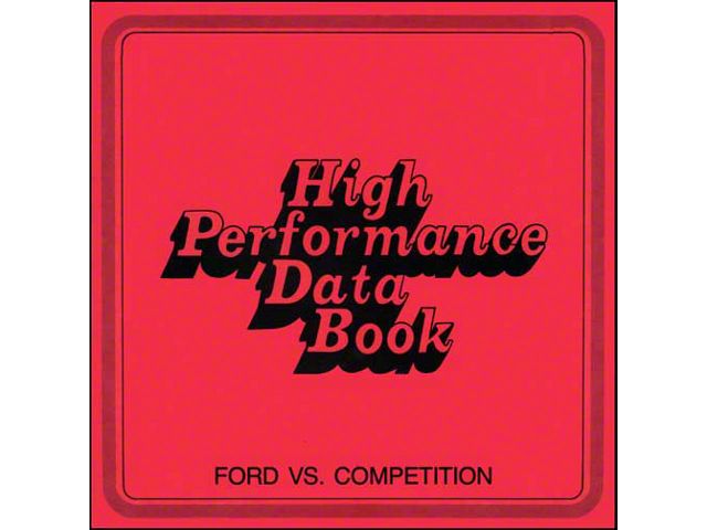 Ford Falcon High Performance Data Book, 1970