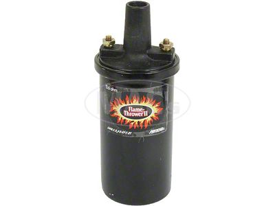 Ford Falcon/Mercury Comet Flame Thrower II Coil System, Epoxy Filled, Black