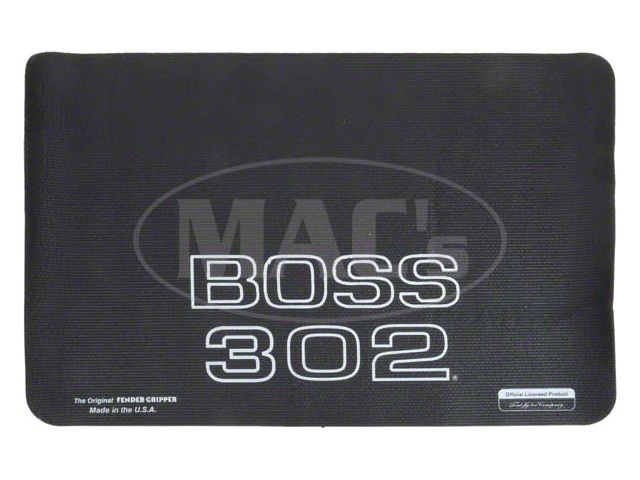 Ford Fender Cover, Gripper, Boss 302 Logo