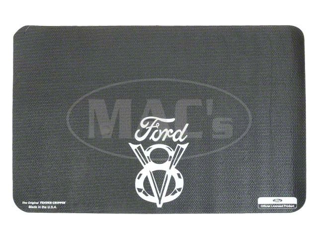 Ford Fender Cover, Gripper, Ford V8 Logo