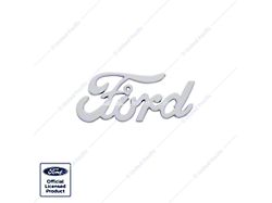 Ford Script Emblem; Chrome (1939 Ford Car Deluxe; 39-40 Ford Truck)