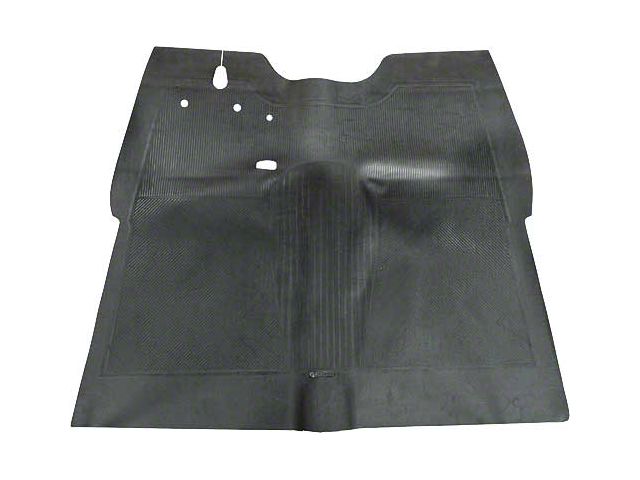 Ford Front Floor Mat - Black Rubber - Ford Passenger