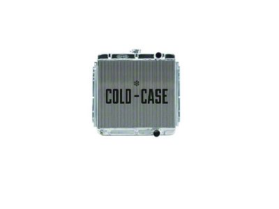 Ford Galaxie Cold Case Aluminum Radiator, Big 2 Row, Manual Transmission, 1964-1968