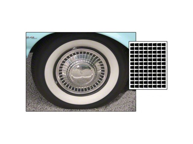 Ford Galaxie Wheel Cover Decal Kit, 1961