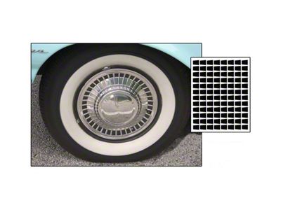 Ford Galaxie Wheel Cover Decal Kit, 1961